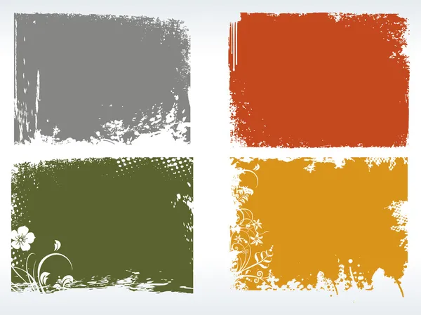 Ilustración de marcos gruesos coloridos — Vector de stock