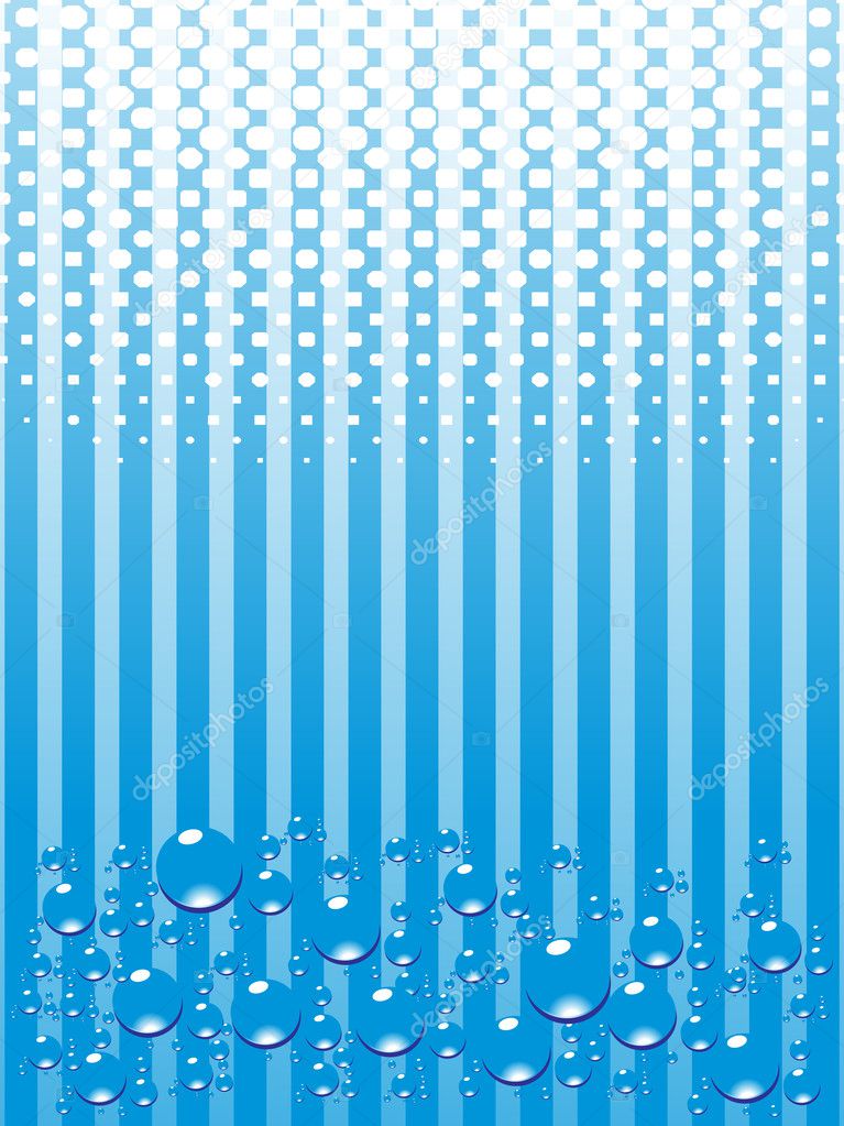 Water drops illutration