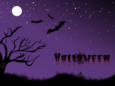 Abstract halloween background, wallpaper clipart