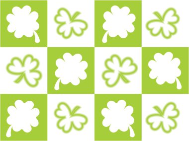 Shamrock için st patrick günü
