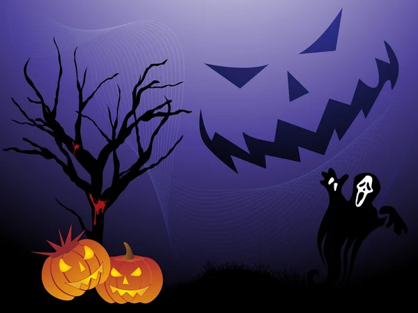Fond d'écran abstrait Halloween, fond d'écran — Image vectorielle