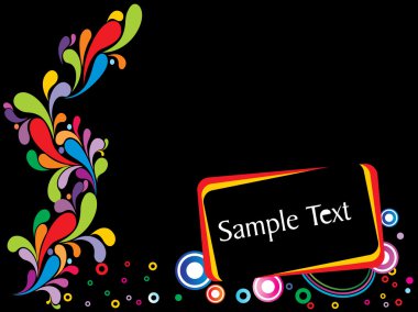 Colorful artistic design illustration clipart