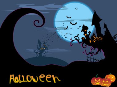 Background for halloween clipart