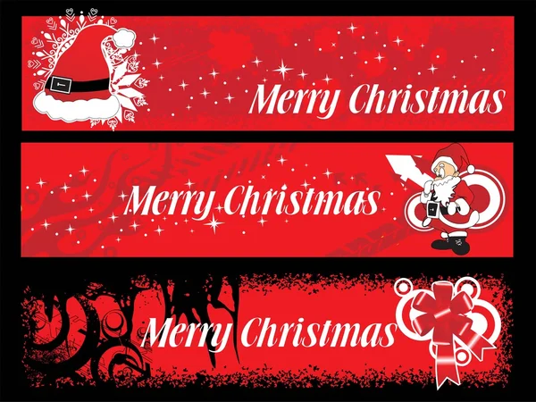 Banner per Natale — Vettoriale Stock