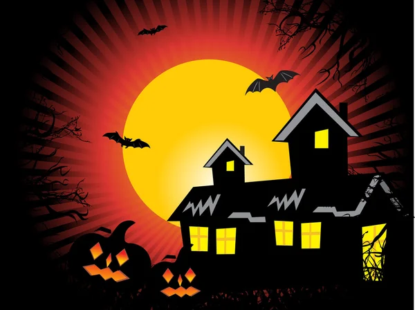 Bella illustrazione per Halloween — Vettoriale Stock