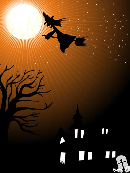 Contexte pour le jour d'Halloween — Image vectorielle