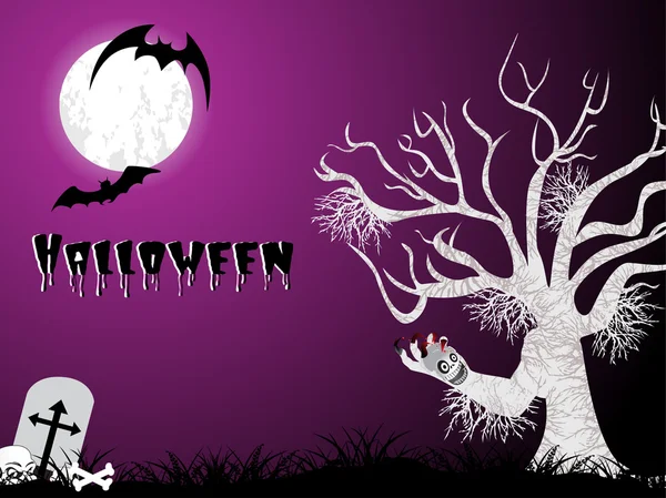 Fondo de pantalla patrón de Halloween — Archivo Imágenes Vectoriales