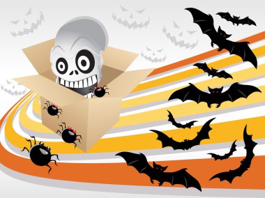 Spooky halloween background clipart