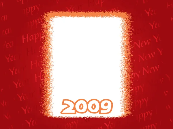 Rok 2009 twórczy ramka design3 — Wektor stockowy