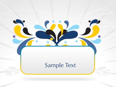 Abstract background with place for text clipart