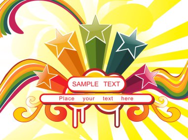 Abstract background with place for text clipart