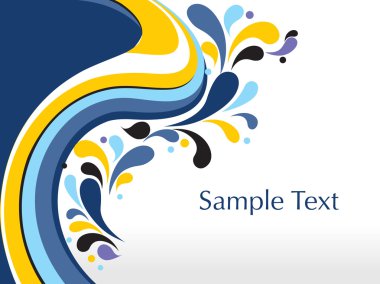 Abstract background with place for text clipart