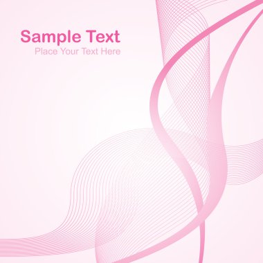 Pink wave background clipart