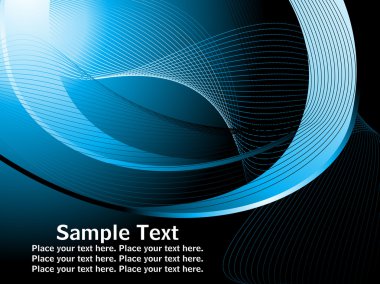 Black and blue wave background clipart