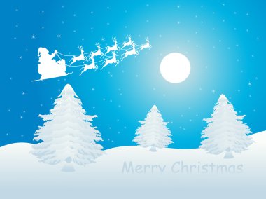 Blue merry christmas wallpaper clipart