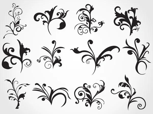 Tatuajes de patrón elegante abstracto — Archivo Imágenes Vectoriales