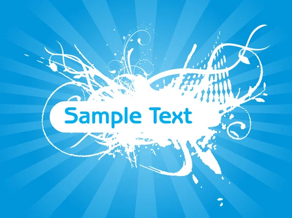 Grunge blanc avec exemple de texte — Image vectorielle