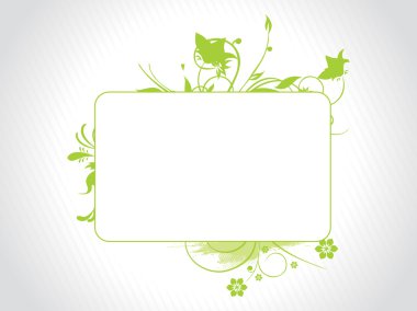 Abstract decorative floral frame design9 clipart