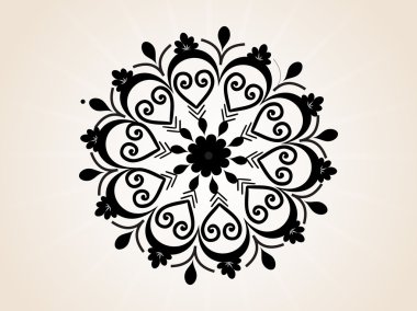 Abstract creative tatto, design9 clipart