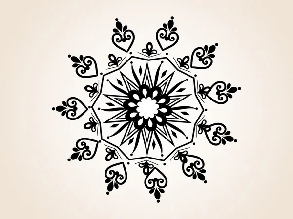 抽象的な創造的なタトゥー、design7 — ストックベクタ