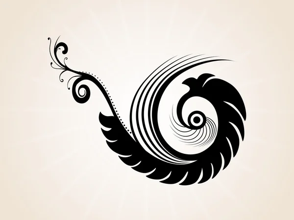 抽象的な創造的なタトゥー、design11 — ストックベクタ
