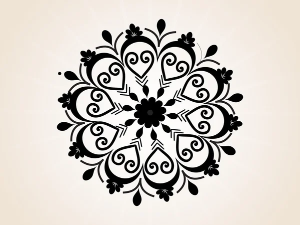 抽象的な創造的なタトゥー、design9 — ストックベクタ