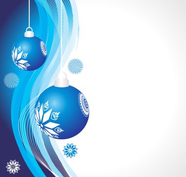 Background of christmas ornamented clipart