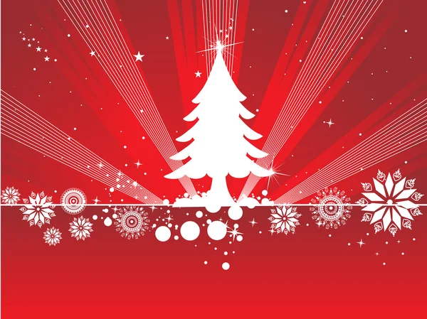 クリスマスの装飾の背景 — ストックベクタ