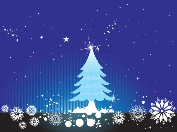 Background of christmas ornamented — Stock Vector