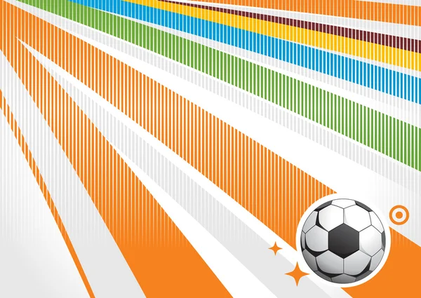 Fond abstrait football — Image vectorielle