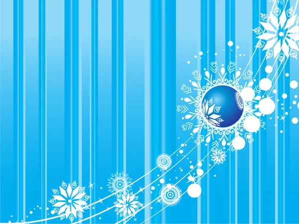 Arrière-plan de Noël décoré — Image vectorielle