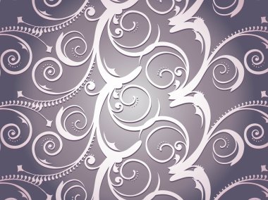 Illustration victorian pattern clipart