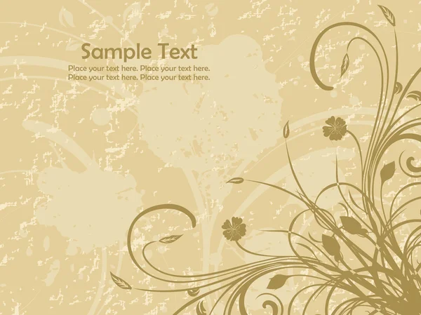 Textura de fondo con patrón floral — Archivo Imágenes Vectoriales