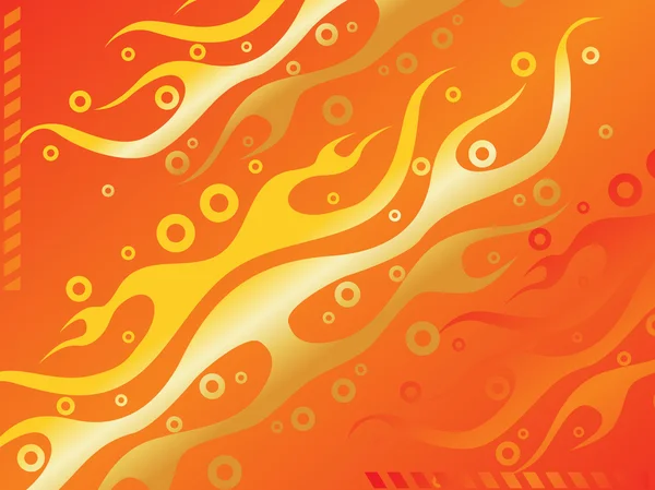 Fond de feu abstrait — Image vectorielle
