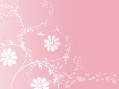 Abstract floral background clipart