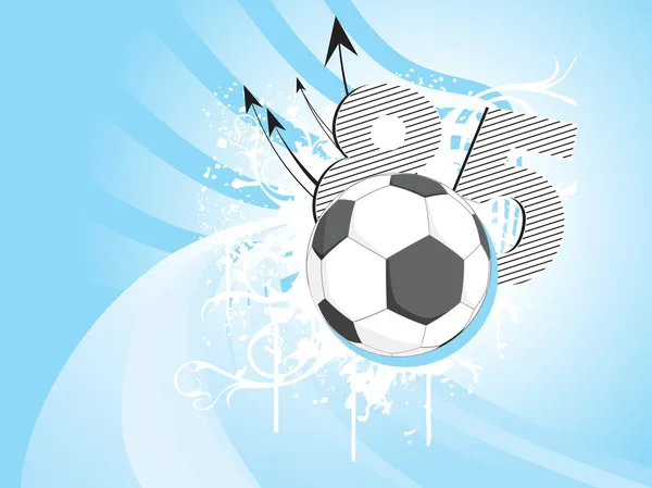 Абстрактний фон з футболом — стоковий вектор