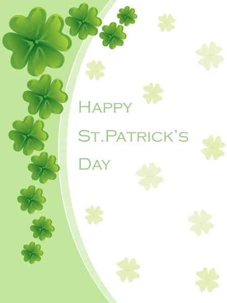 St. patrick's day greeting card — Stock Vector
