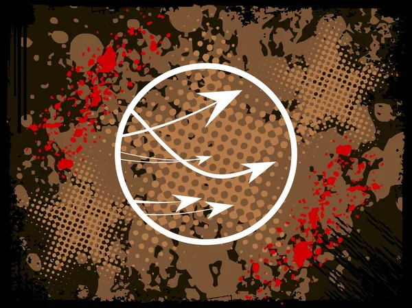 Grunge abstracto con flechas — Foto de Stock