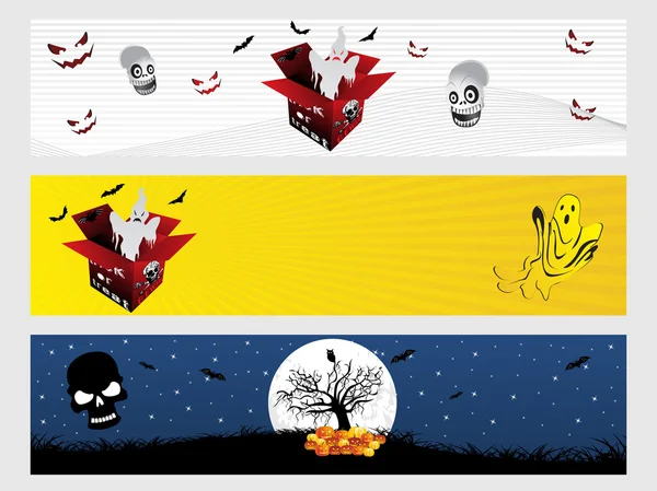 Abstract Halloween banner series set10 — стоковый вектор