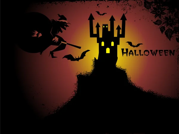 Ilustrace halloween pozadí — Stockový vektor