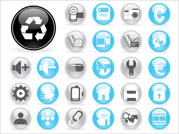 Huge collection of icons — Stock Vector
