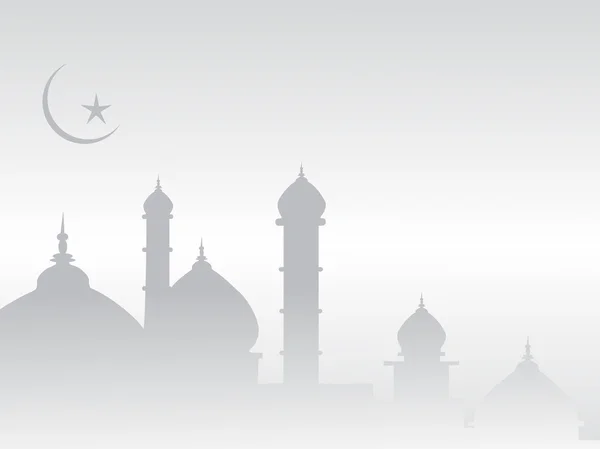創造的なイスラムのヒイラギ背景 — ストックベクタ