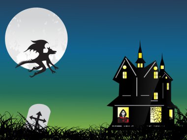 Halloween background clipart