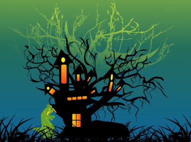 Halloween background clipart