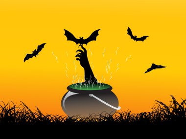 Halloween background clipart