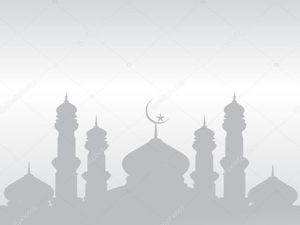 Creative islamic holly background