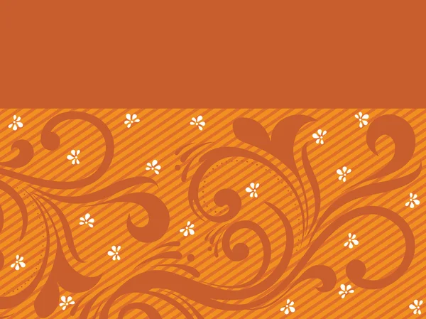 Fond demi-teinte avec motif floral — Image vectorielle