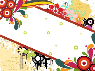 Texture background with colorful artwork clipart