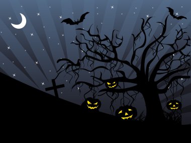 Abstract halloween background clipart