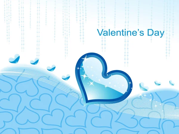 Achtergrond voor de dag van de Valentijnskaart — Stockvector